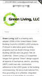 Mobile Screenshot of greenlivingllc.com
